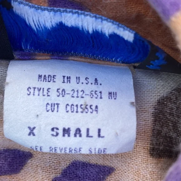 Vintage Roper Southwestern print flannel shirt - Picture 10 of 11